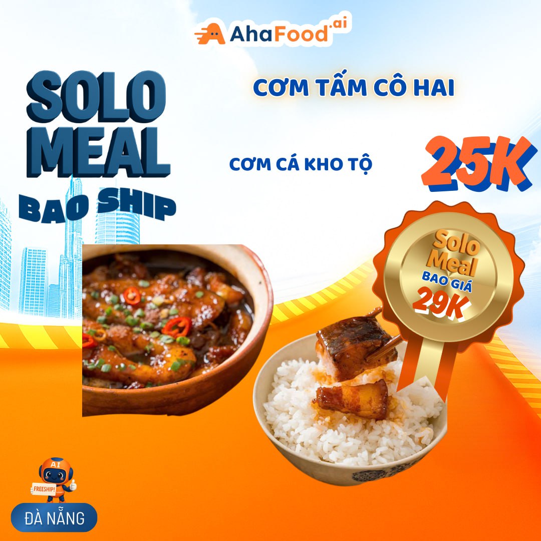 CƠM TẤM CÁ KHO TỘ