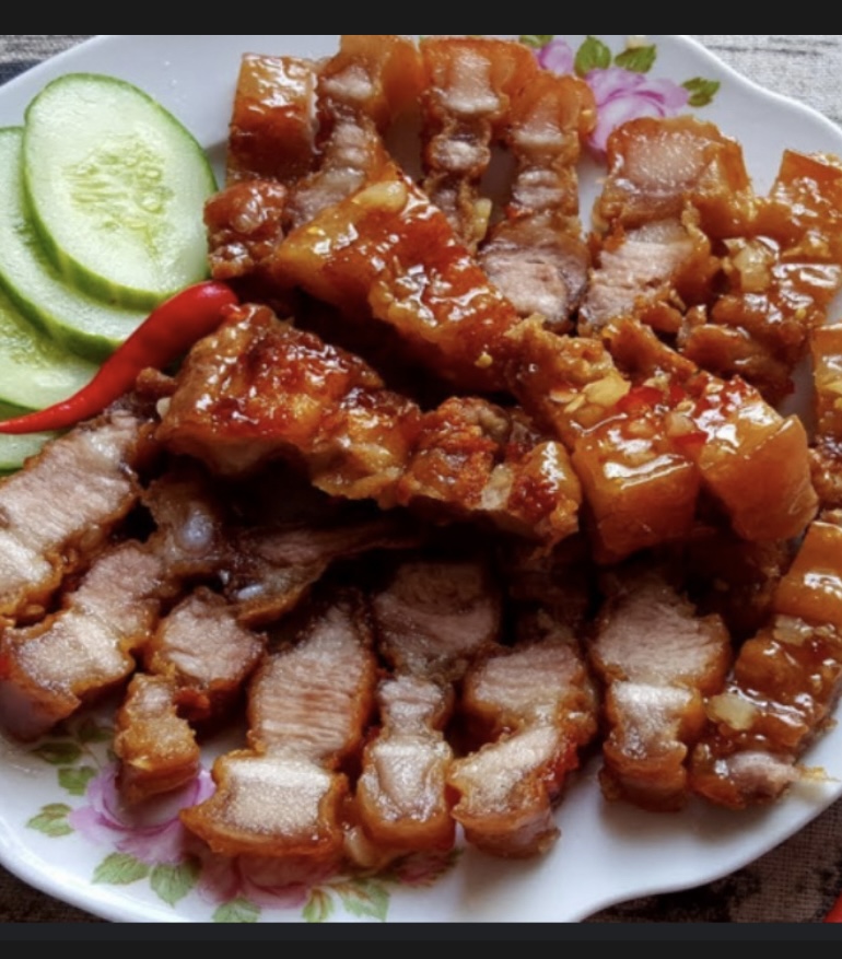 BA CHỈ SỐT BƠ TỎI 