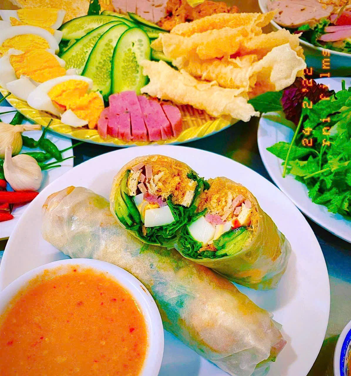 Deal Ngon : Combo 2 Bánh Cuốn Nem Nướng Nha Trang