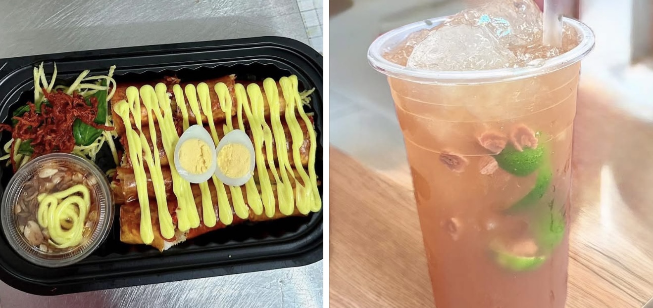 Combo Bánh Tráng Cuộn Bơ & Trà Tắc Xí Muội Khổng Lồ