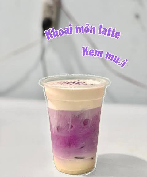 Khoai Môn latte kem muối