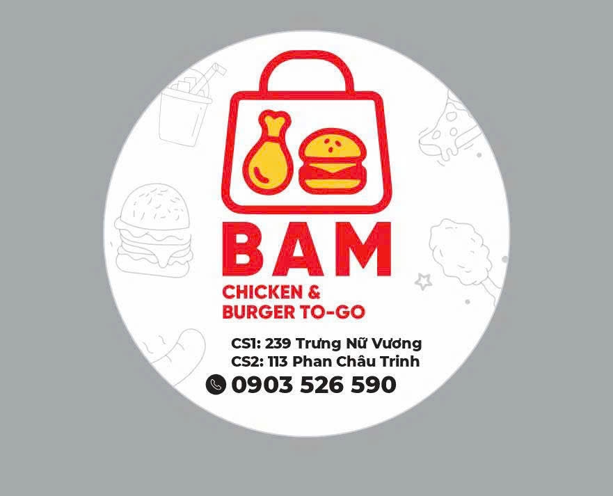 BAM-Gà Rán Hamburger khoai tây chiên CS1
