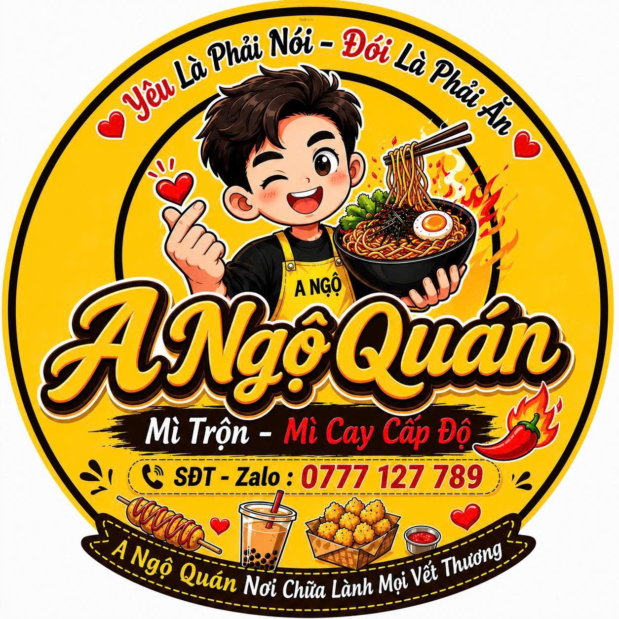 A Ngộ Quán - Mì Trộn & Mì Cay Cấp Độ