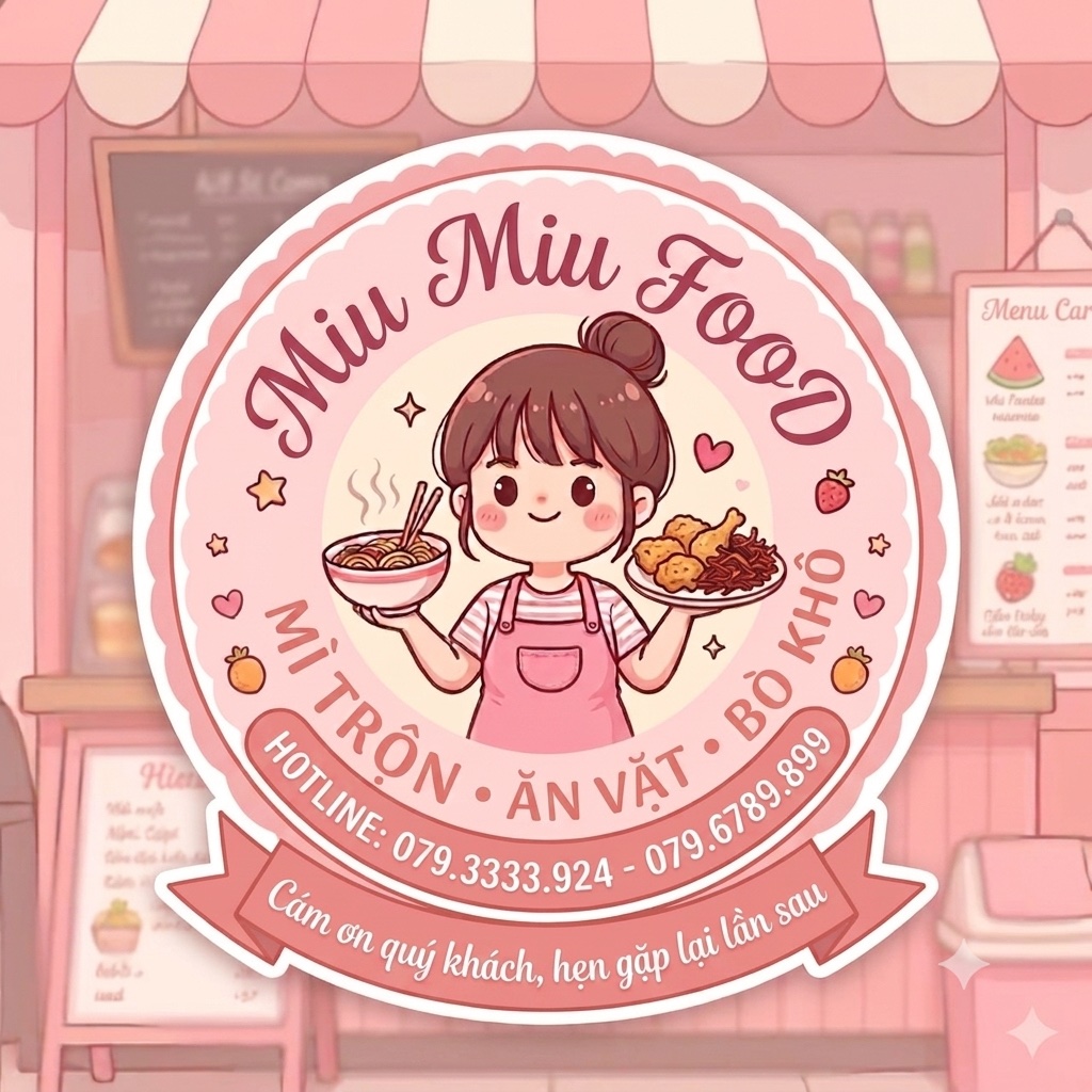 MiuMiu Food Ăn Vặt-Mì Trộn-Trái Cây Cắt Sẵn-Nước ép