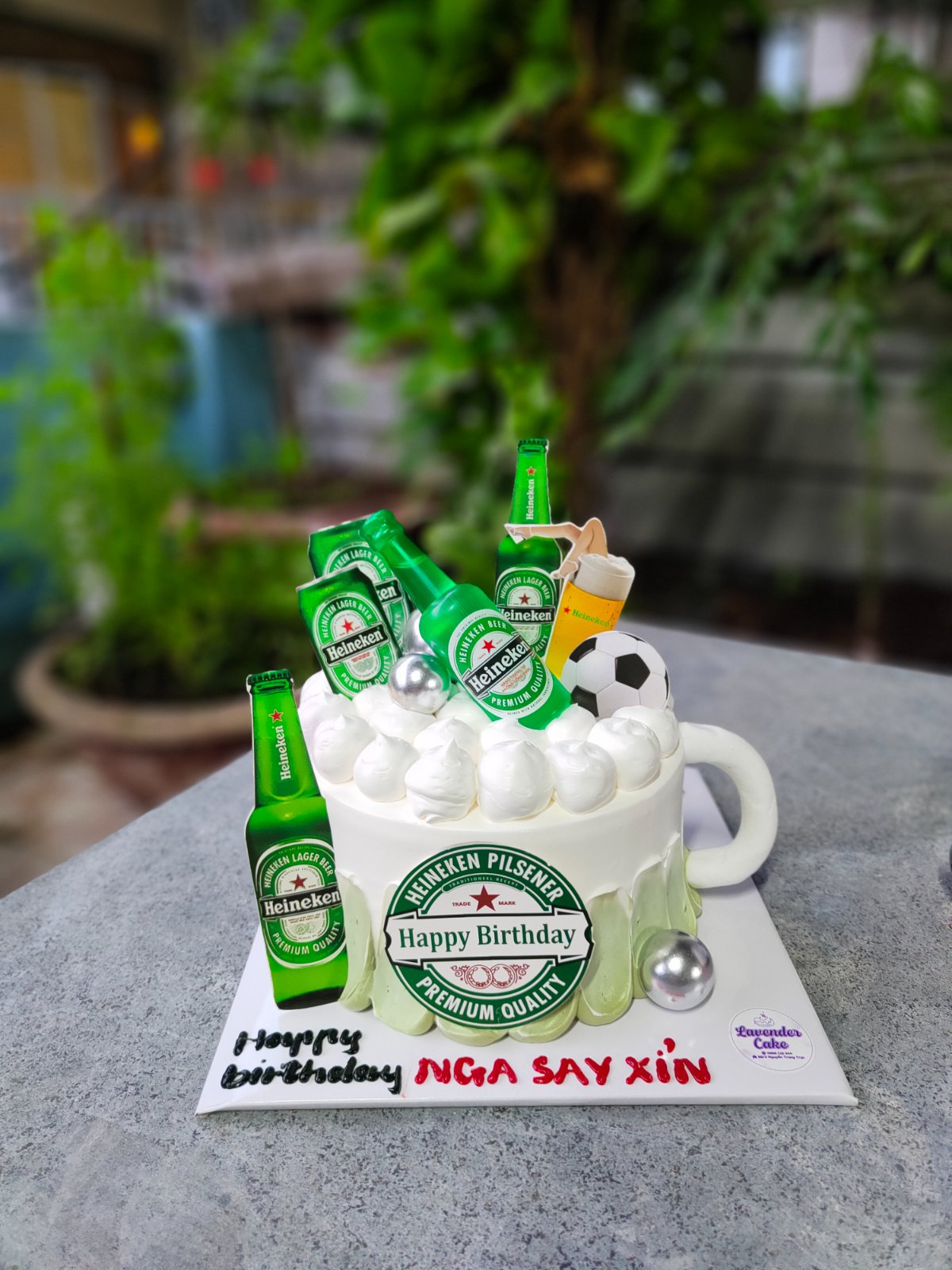 Lavender Cake _Bông Lan Trứng Muối & Bánh Kem