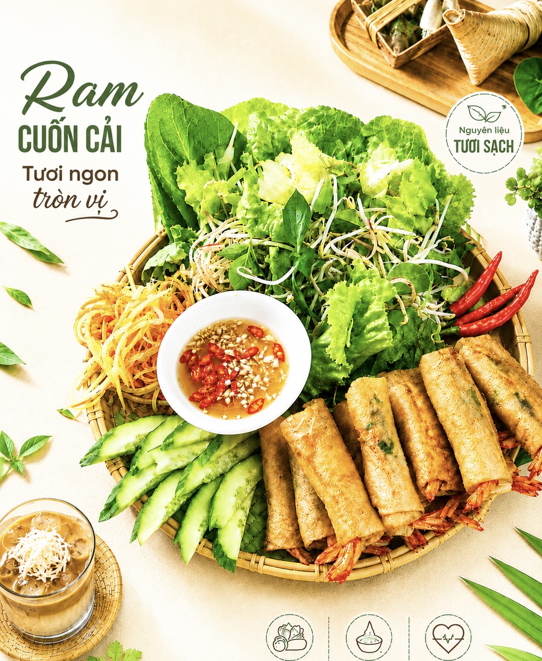 Tiệm ăn vặt 1990 - Ram Cuốn Cải - Tôn Đản