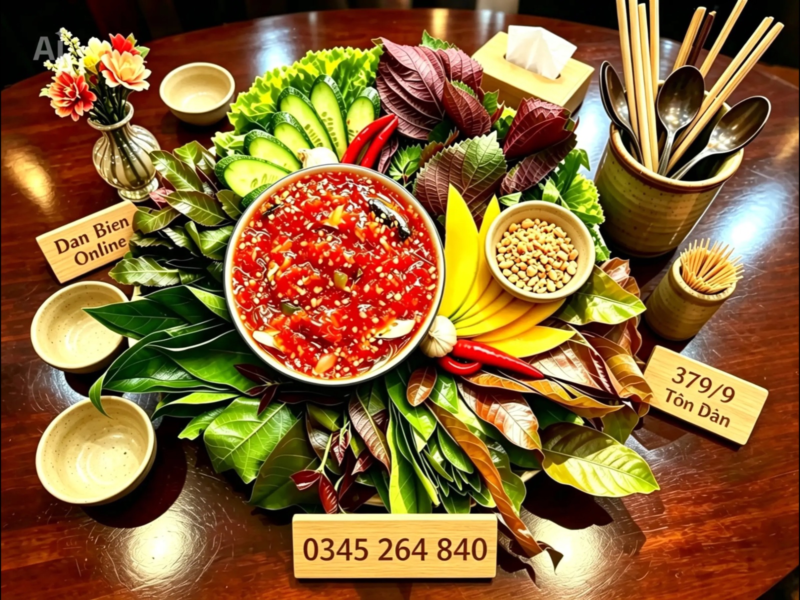 Dân Biển Online Gỏi Cá Trích Rau Rừng - 379/9 Tôn Đản